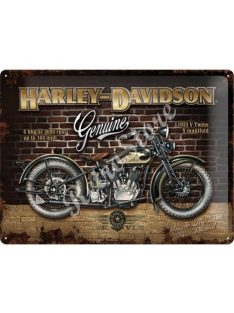  Retró Fém Tábla - Harley-Davidson 1933 Motor Reklámtábla Dombornyomott