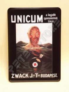 Retró Fém Képeslap - Zwack Unicum Vizesember