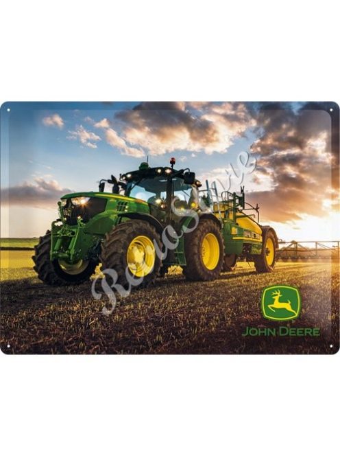 Retró Fém Tábla - John Deere Reklámtábla Dombornyomott