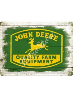 Retró Fém Tábla - John Deere Reklámtábla Dombornyomott