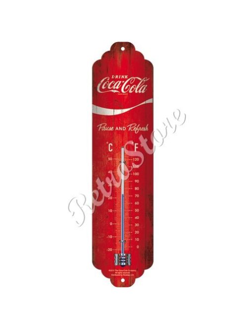 Retró Fém Hőmérő - Coca-Cola