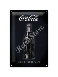   Retró Fém Tábla - Coca-Cola Palack Reklámtábla Dombornyomott