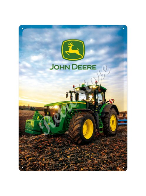 Retró Fém Tábla - John Deere Reklámtábla Dombornyomott