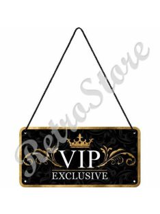 Retró Fém Tábla - VIP Exclusive Dombornyomott