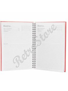 Jegyzetfüzet, notesz - Menü, Receptek