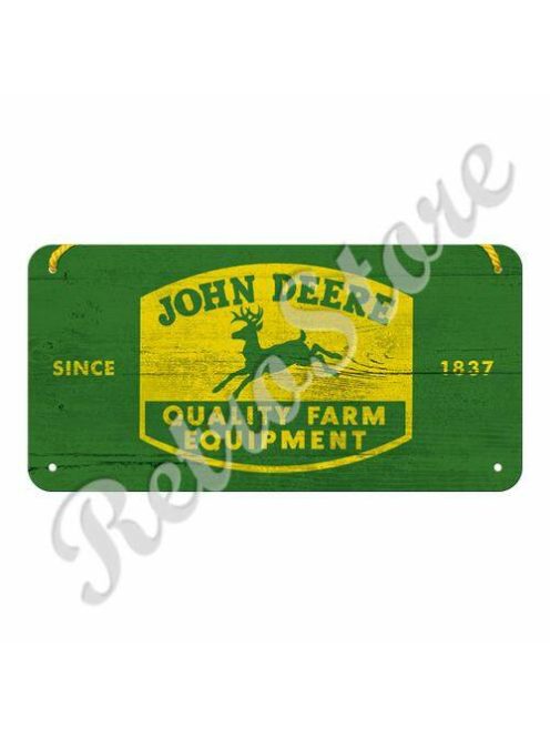 Retró Fém Tábla - John Deere Dombornyomott