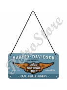 Retró Fém Tábla - Harley-Davidson Dombornyomott