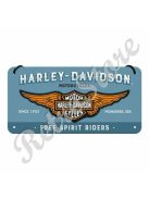 Retró Fém Tábla - Harley-Davidson Dombornyomott