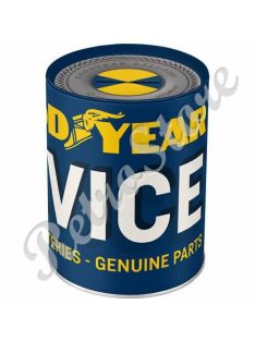 Retró Fém Persely - Goodyear Service, Gumi szerviz