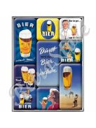 Hűtőmágnes szett - Bier, Sör