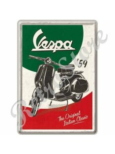 Retró Fém Képeslap - Vespa