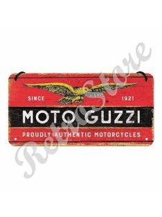 Retró Fém Tábla - Moto Guzzi Dombornyomott