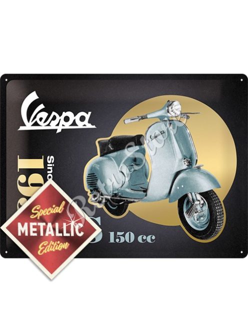 Retró Fém Tábla - Vespa GS 150cc Dombornyomott