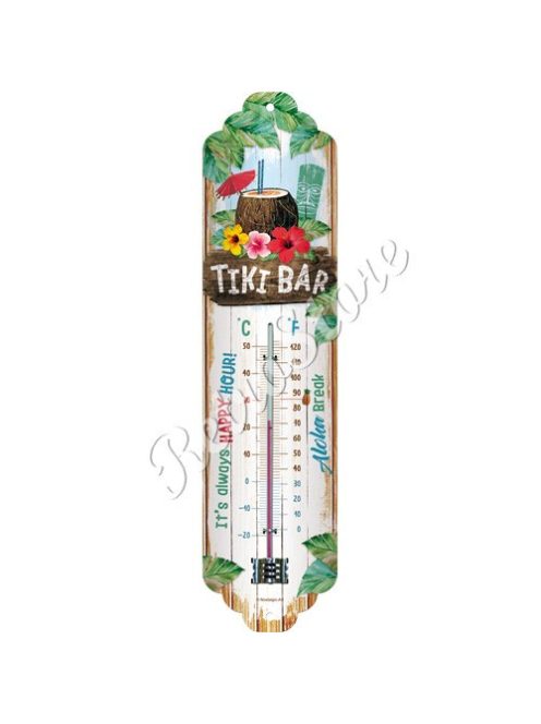 Retró Fém Hőmérő - Tiki Bar