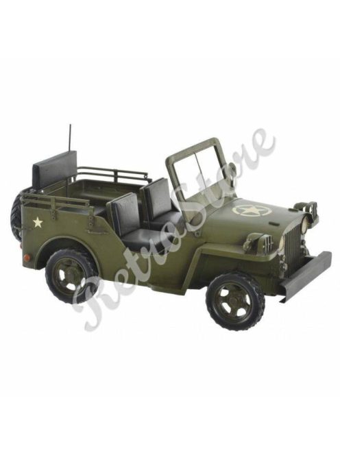 Fém modell, makett - Katonai Jeep