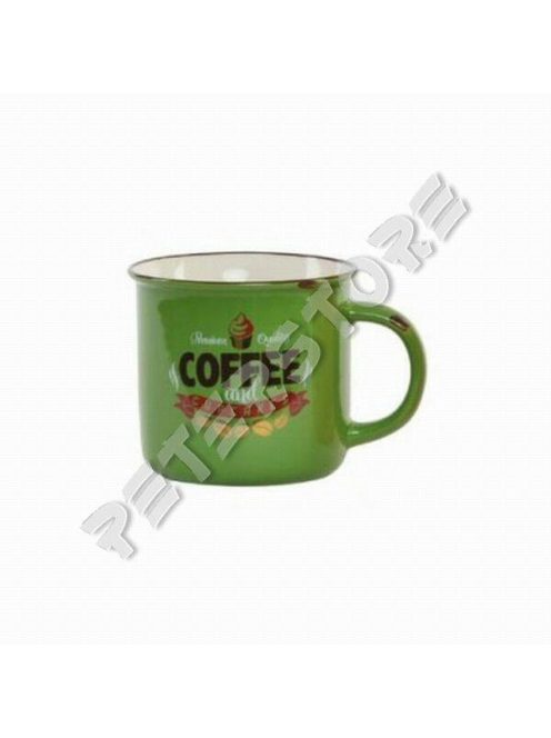 Bögre - Coffee - Kávé     Mérete: 12,5 cm  x 9,5 cm x 8,5 cm Űrtartalom: 0,4 L