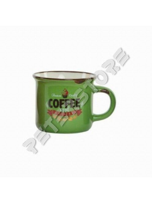 Bögre - Coffee - Kávé Mérete: 7,5 cm  x 5,7 cm x 5 cm Űrtartalom: 0,075 L, Presszó kávés