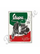 Fém Hűtőmágnes - Vespa