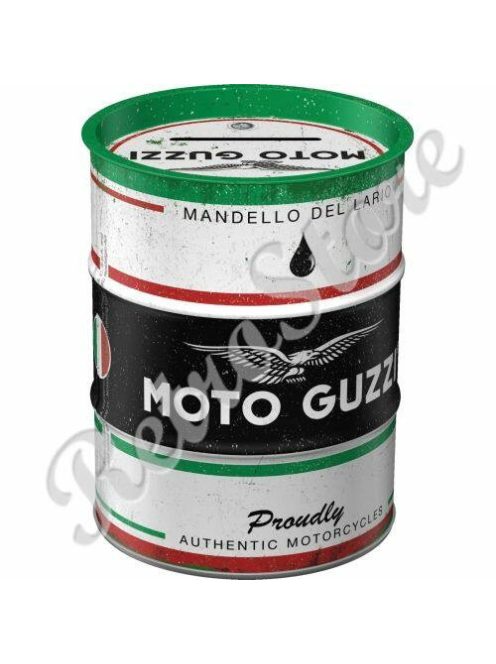 Retró Fém Persely - Moto Guzzi