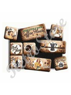 Hűtőmágnes szett - Coffee, Kávé