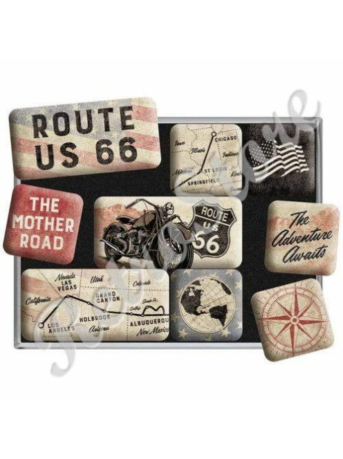 Hűtőmágnes szett - U.S. Route 66