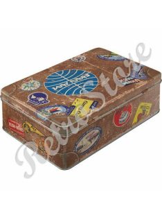 Retró Fémdoboz - Pan Am Dombornyomott