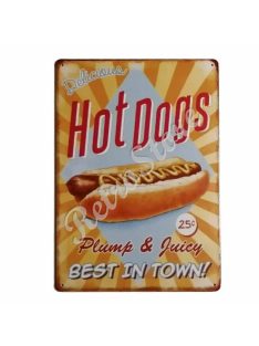 Retró Fém Tábla - Hot-Dog