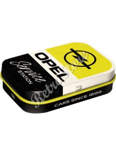 Retró Cukorkás Fémdoboz - Opel Dombornyomott