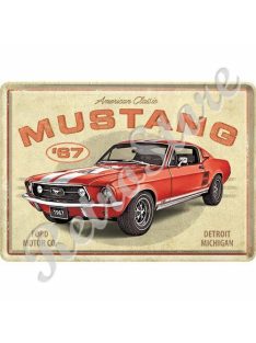 Retró Fém Képeslap - Ford Mustang