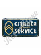 Retró Fém Tábla - Citroën Service, Citroen Szerviz