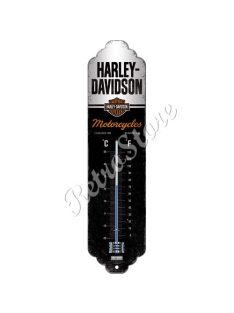 Retró Fém Hőmérő - Harley-Davidson Motor