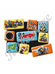 Hűtőmágnes szett - Motor mánia