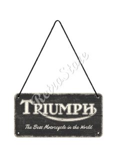 Retró Fém Tábla - Triumph Dombornyomott