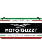 Retró Fém Tábla - Moto Guzzi Dombornyomott